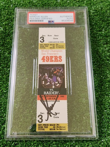 1982 marcus allen nfl debut - 1982,